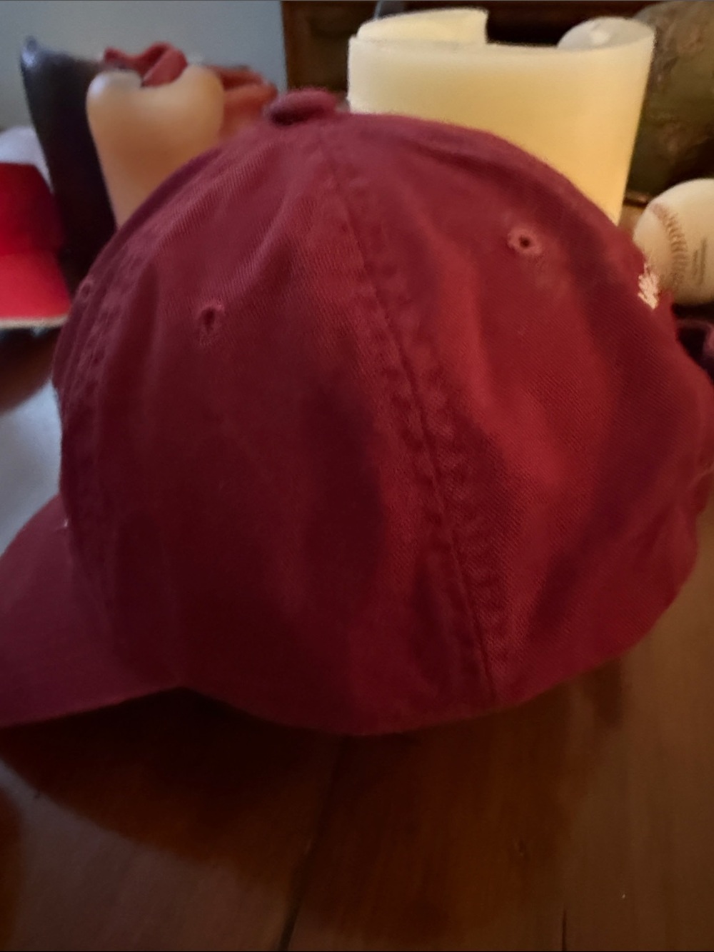 Maroon Baseball Cap - Picture 2 of 3